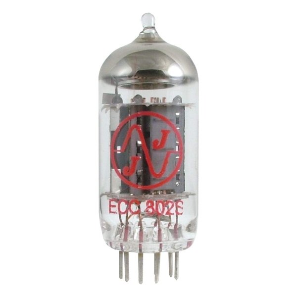 JJ ECC802S Long Plate Preamp Tube