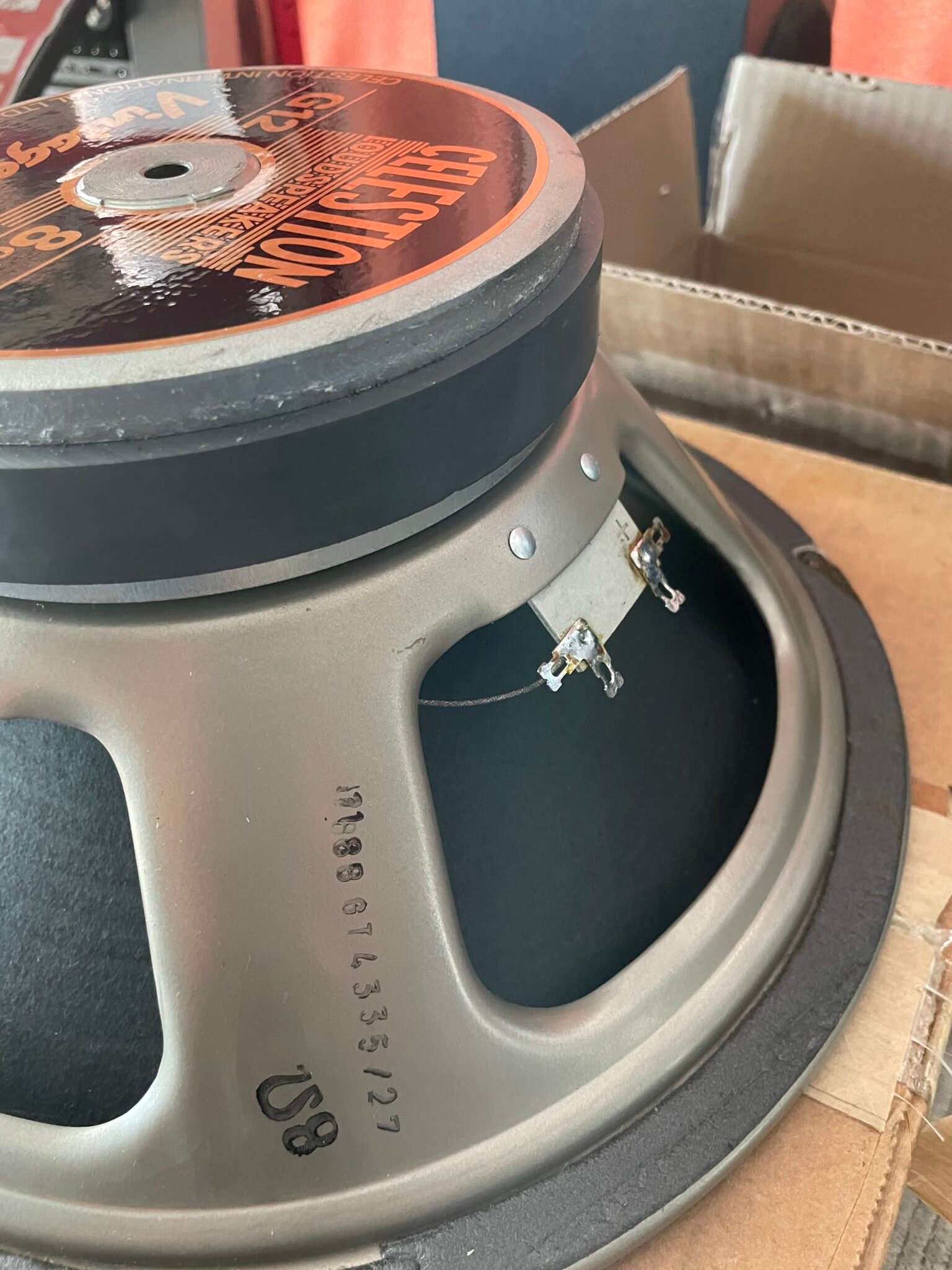 Celestion Vintage 30 UK Guitar Speaker Unused Factory Recone - Image 2