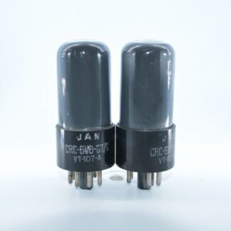 RCA JAN-CRC-6V6GT/G Matched Pair