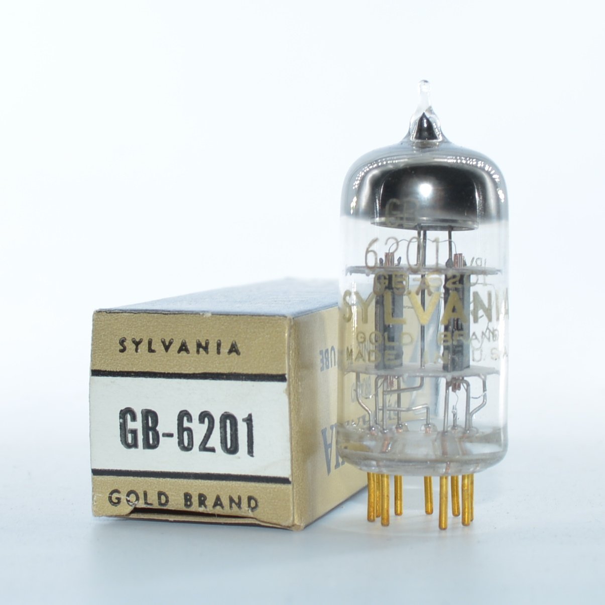 Sylvania 6201-GBGP | 12AT7 | ECC81 | 6829 | 5965 | 6679 | CV4024 | CV455